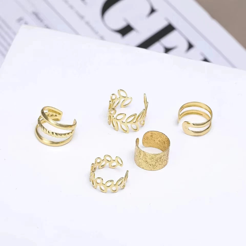 Golden Ear Cuff