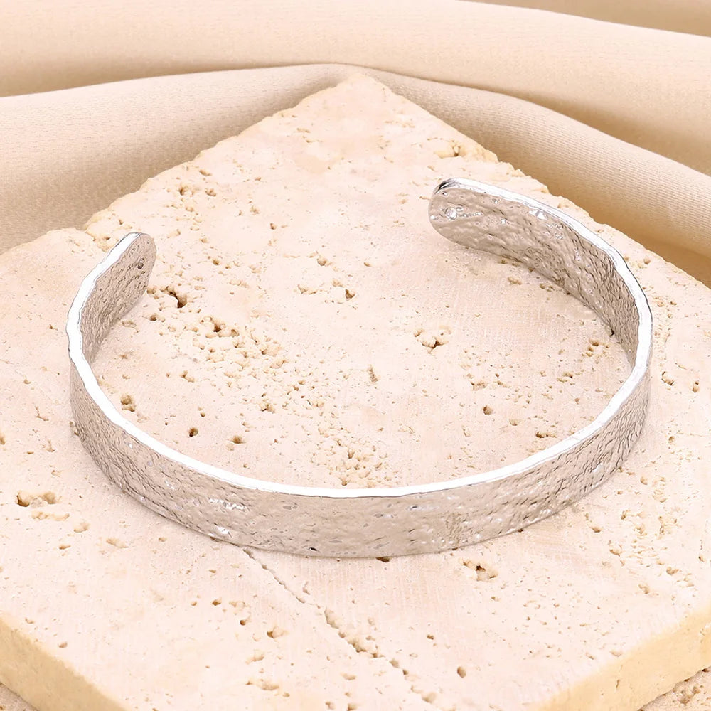 Gold Irregular Cuff Bracelet