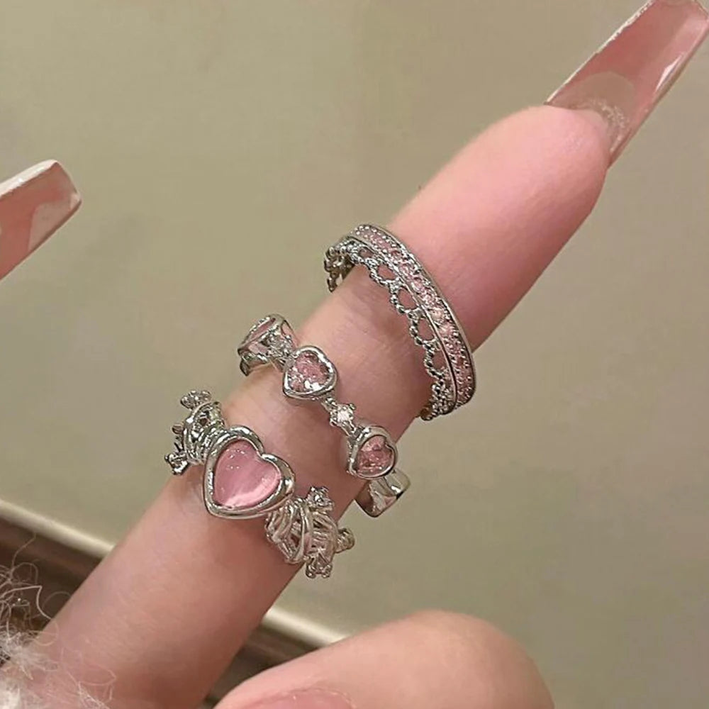Crown Ring Set