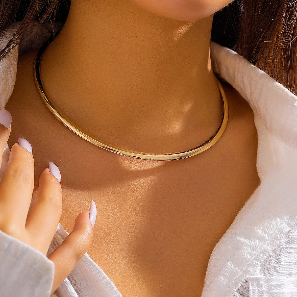 Torques Choker Necklace