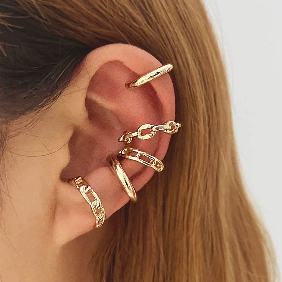 Golden Ear Cuff