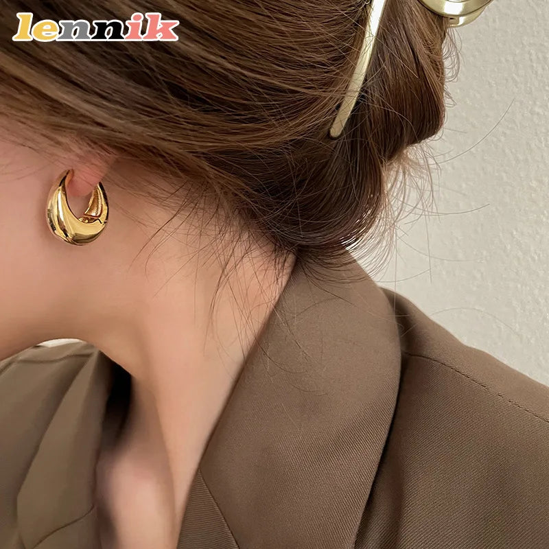 Lennik Oval Earrings