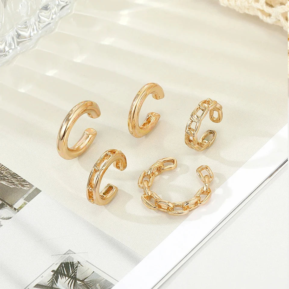 Golden Ear Cuff